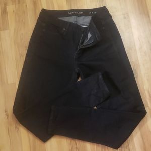 Calvin Klein dark blue denim leggings